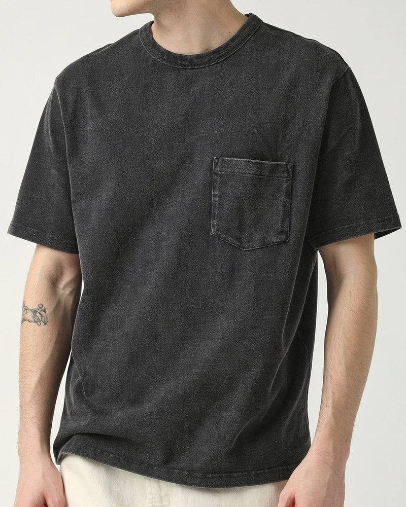ORGANIC COTTON BLACK TEE SHIRT