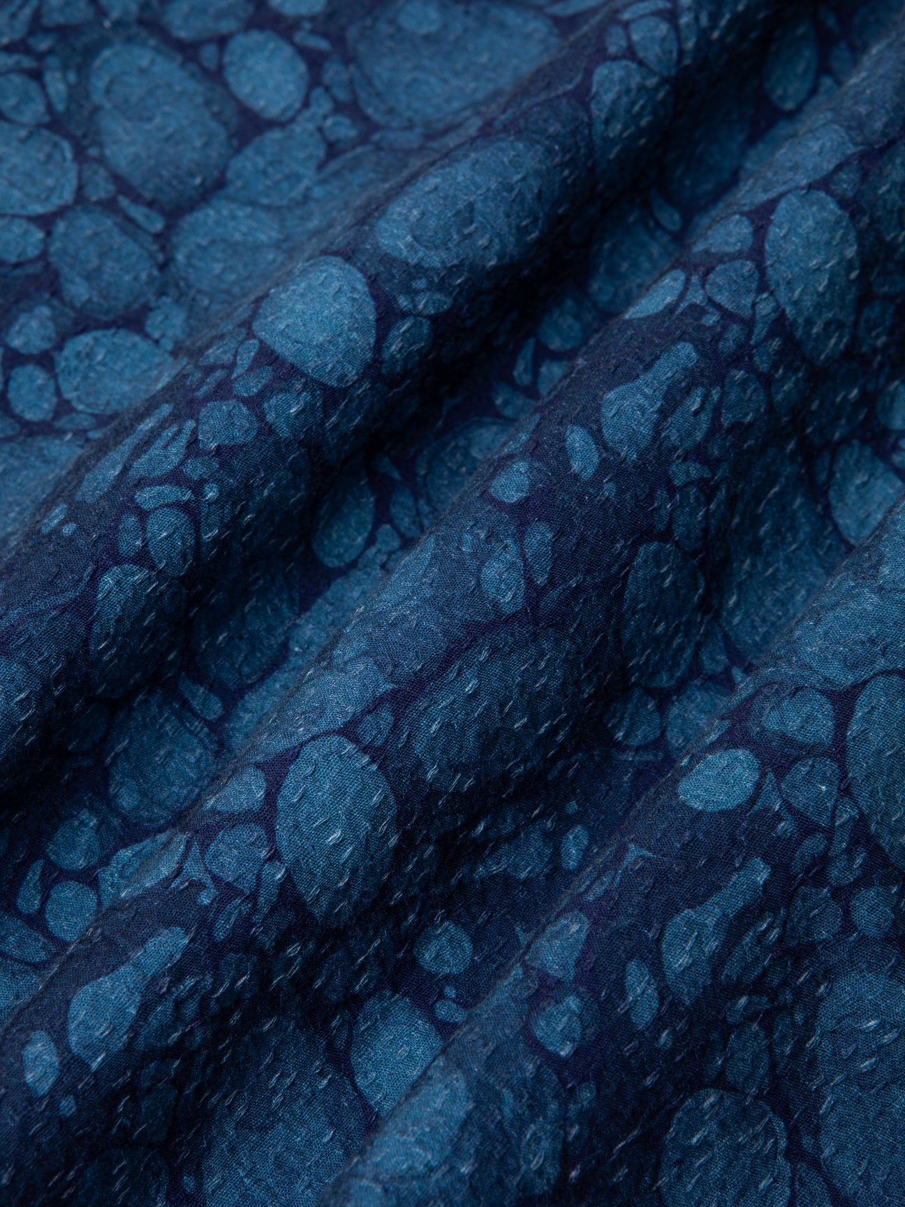CRAMMOND SHIRT BLUE MARBLE