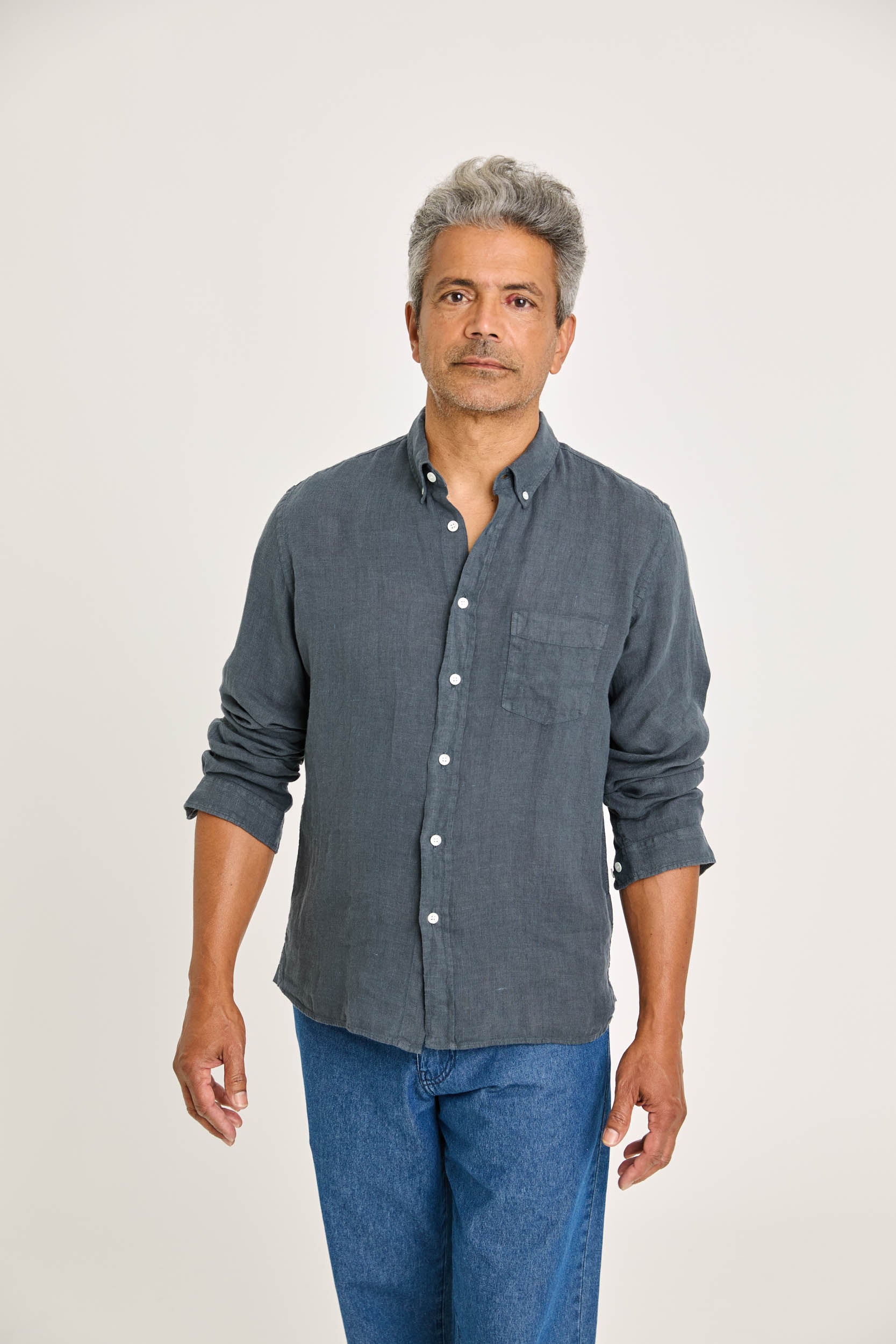 BRANCO SHIRT - SMOKED PEARL