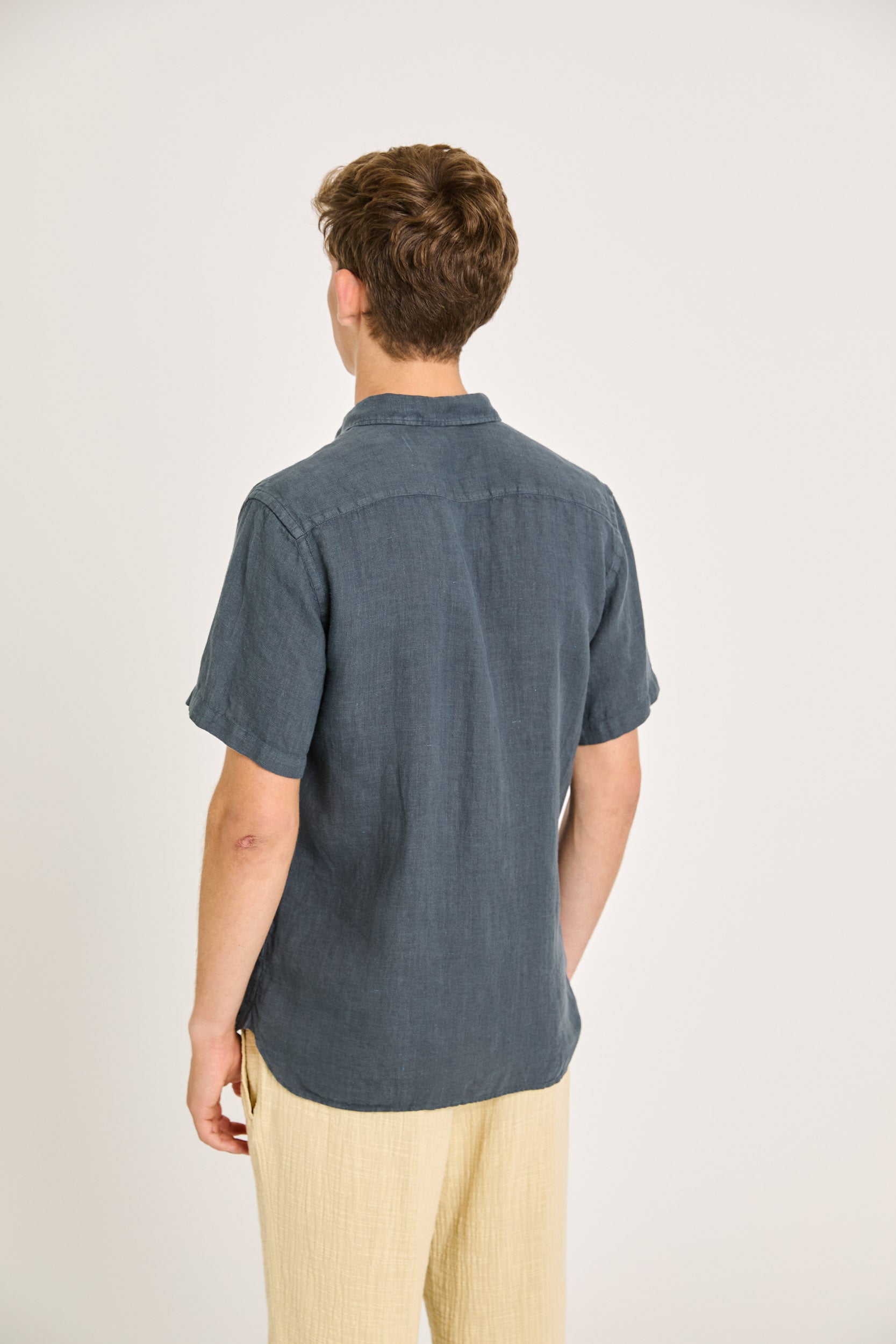 THEMUDO SHIRT - GREY LINEN