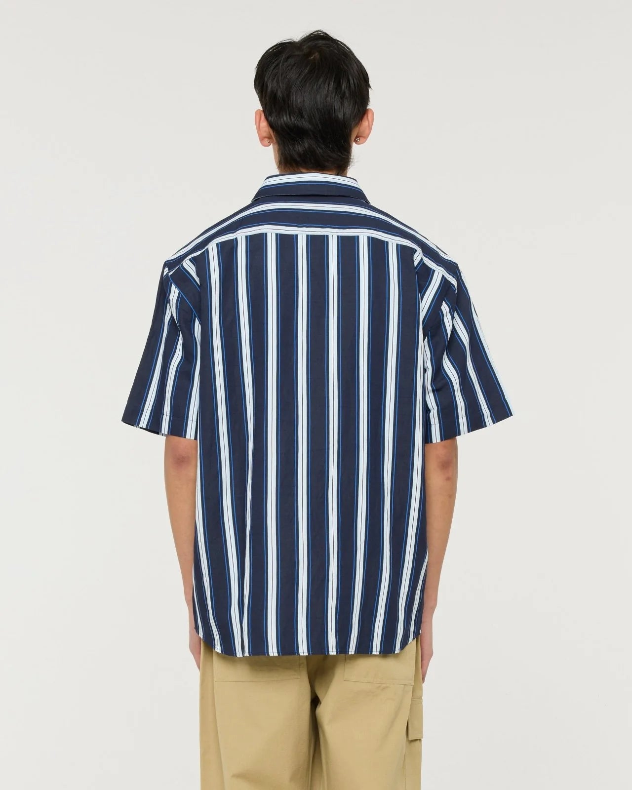 MALIBU SHIRT - NAVY STRIPES